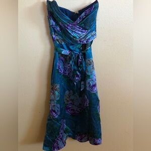 Betsey Johnson Vintage 80’s Floral Sweetheart Dress